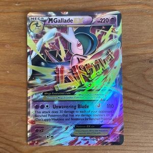 Mega gallade pokemon card
